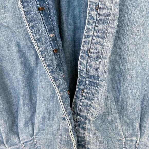 Lauren Jeans Co Ralph Lauren Chambray Denim Jacket, Medium - Picture 3 of 5